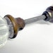Vintage Glass Door Knob Set with Hardware