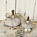 Rustic Linen Pumpkins-Elegant