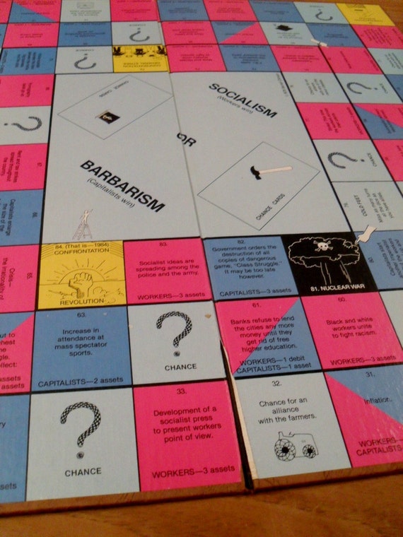 Vintage Game Class Struggle Board Game from 1978 Game about