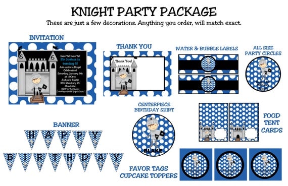 knight birthday invitation printable or printed 1st il_570xN.365547870_fqtr knight birthday invitation printable or printed 1st,Knight Birthday Party Invitations
