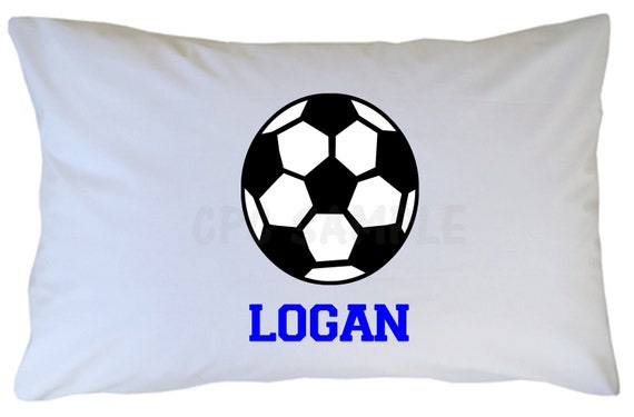 Soccer Personalized Pillowcase, Travel or Standard Size Il_570xn