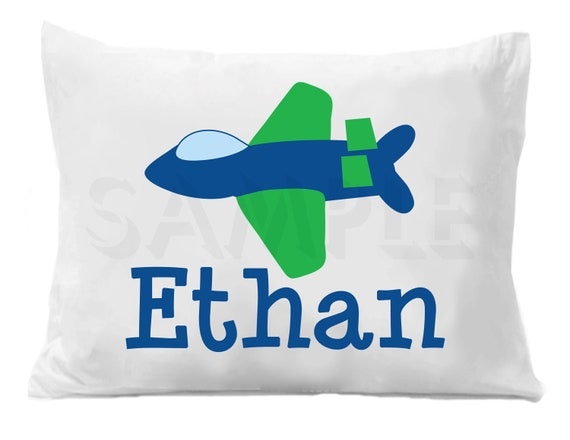 Airplane Pillow Case Personalized Pillowcase Il_570xn