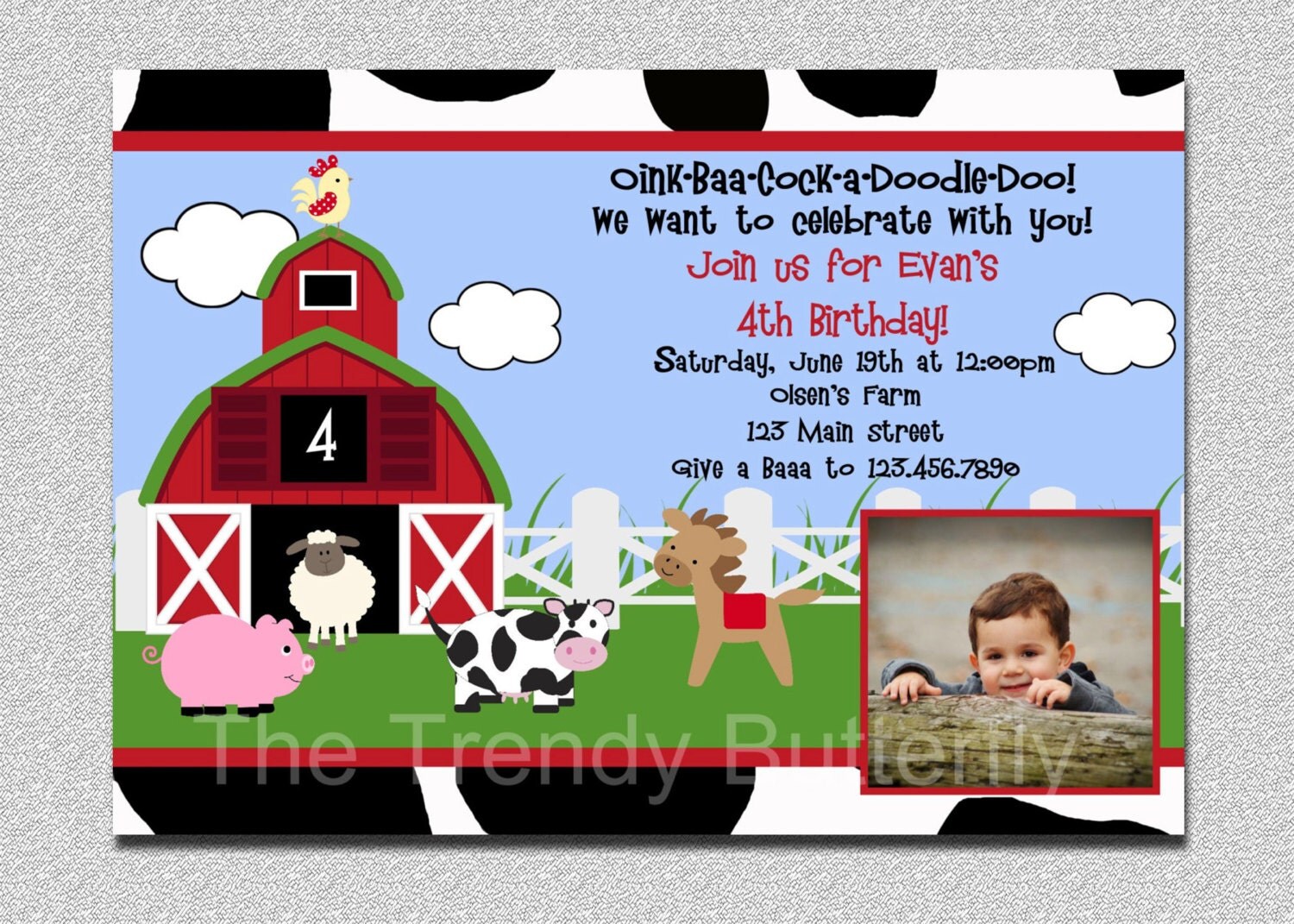 Farm Animals Birthday Invitation Farm Animal Barnyard Birthday Farm Animals Birthday Invitation Farm Animal Barnyard Birthday