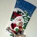 FINISHED Bucilla Stocking-Santa's Sled Stocking