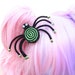 Creepy Cute Green Lollipop Spider Hair Clip