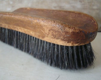 Vintage Wooden Shoe Brush
