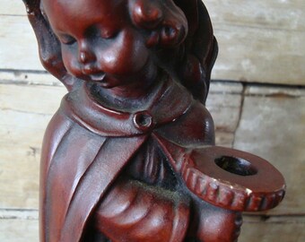 Vintage Religious Angel From Achatit Made In the Germany