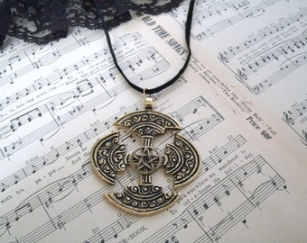 Celtic Pentagram Necklace, wiccan jewelry pagan jewelry wicca jewelry celtic jewelry druid witch witchcraft magic pentacle metaphysical