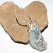 Sea Glass Beach Glass Wire Wrapped Lake Erie Bridal Wedding Necklace
