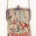 1920's Mesh Purse by Whiting and Davis Purple Enamel Frame