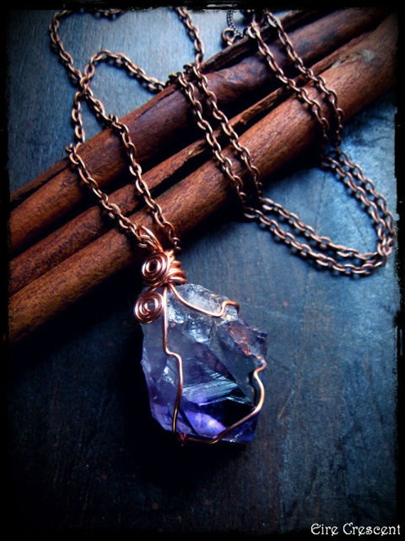 Amethyst Amulet Necklace