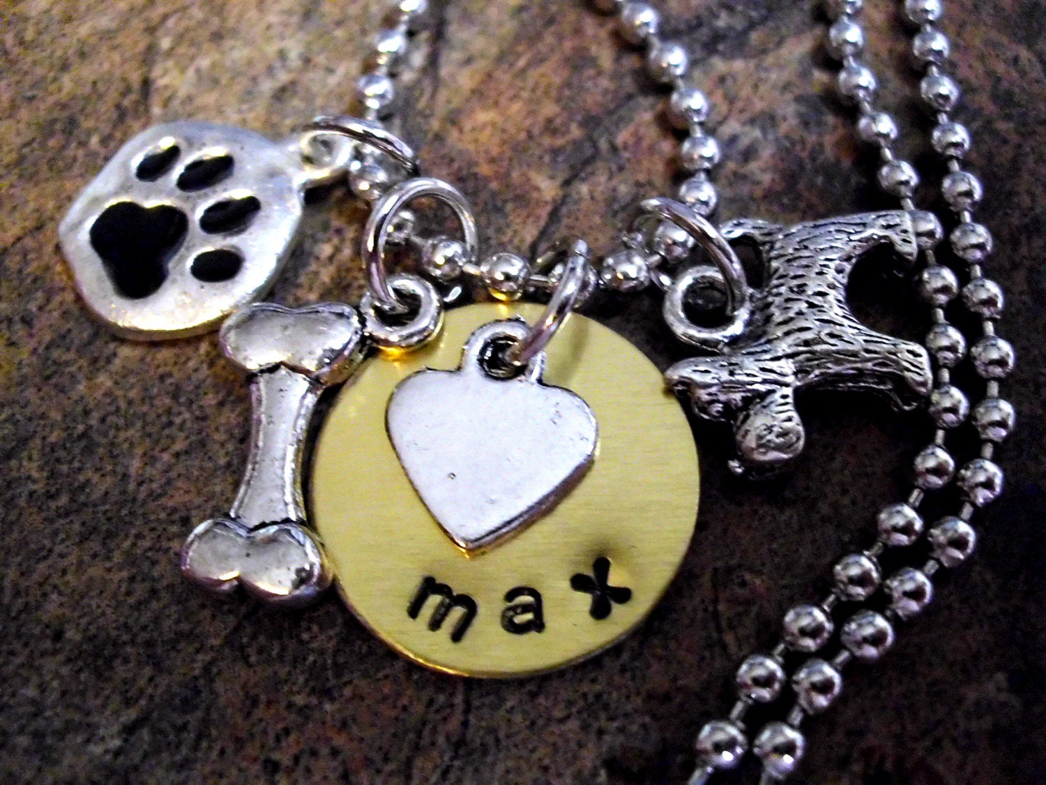 Dog Jewelry Dog Necklace Personalized Dog Jewelry Poodle