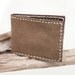 Hand Sewn Leather Men's Wallet in Brown
