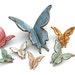 Wall Butterflies - Cottage Garden