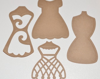 Dress Die Cuts Dressform Dress Form Spellbinders Scrapbooking Cardmaking Supplies Decorative Dress Forms