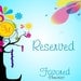 Reserved for Nydia