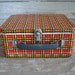Vintage Metal Lunch Box Red Ohio Art