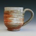 Wood-Fired Coffee Mug, handmade ceramic cup, coffee cup