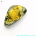 SoLaR EcLiPsE JaSpEr Black and Yellow Freeform Collector's Stone. 15x25MM (ref PJ250B)