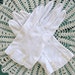Vintage 60's White Dress Gloves with Tiny Button Accents