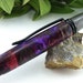 Deep Purple and Red Banksia Nut Inlay Writing Pen - Free Engraving