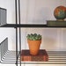 Vintage mid-century modern wire metal stand.......book case........sixties.......record stand