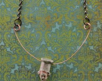 Hand Made Yelling Chef Necklace