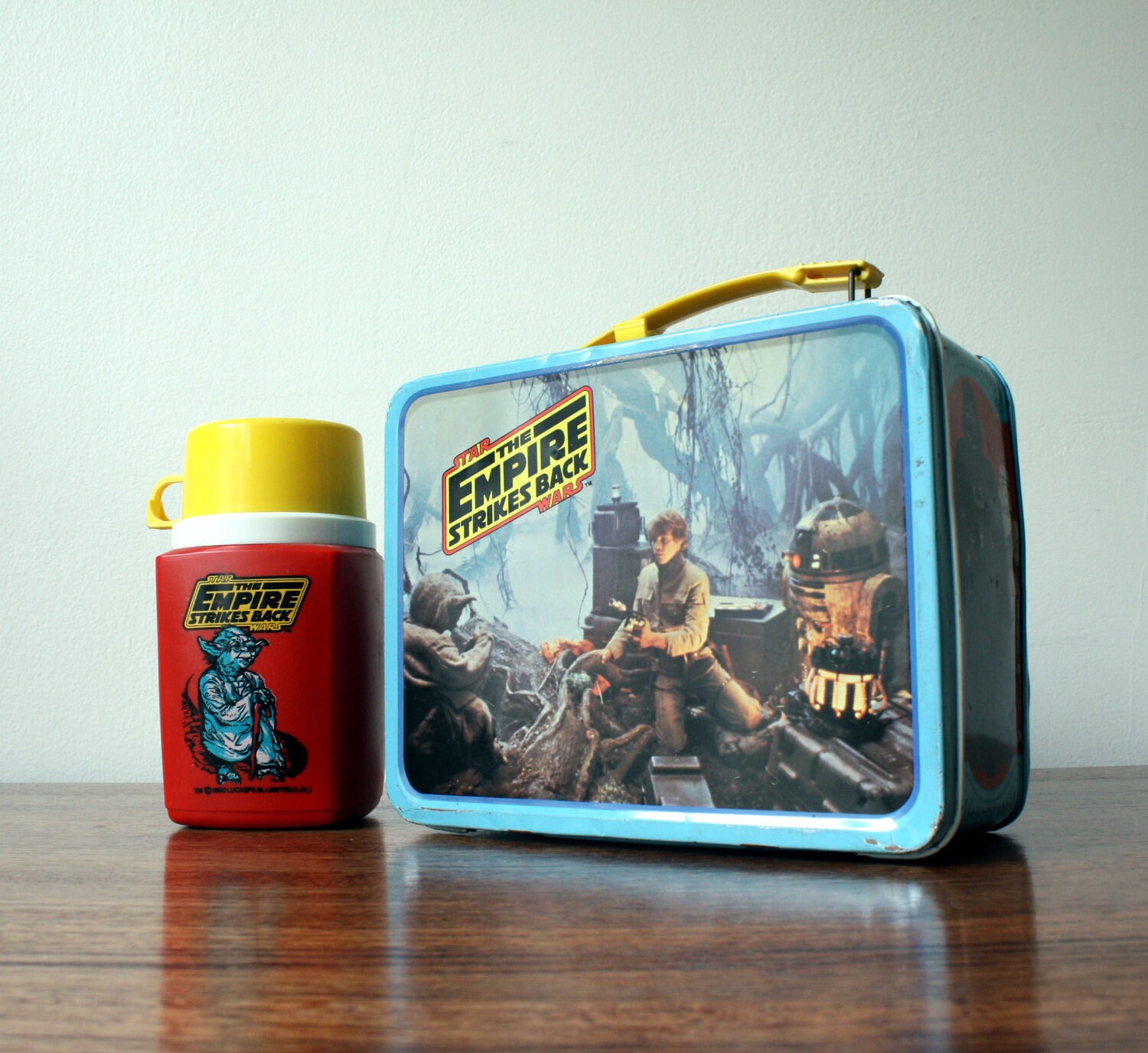 Vintage Star Wars Empire Strikes Back Lunch Box with Thermos