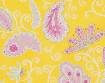 Pretty Little Things Madeleine in Yellow Fabric Dena Designs 1 Yard