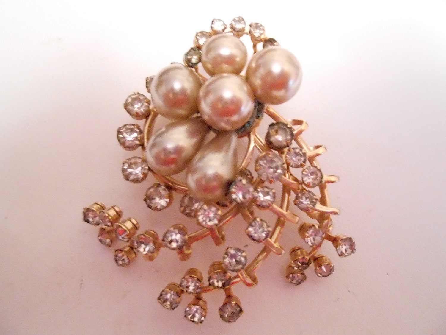 Vintage Brooch Kramer Brooch Kramer Jewelry Pearl By Denise5960