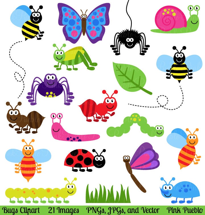 free clipart cartoon bugs - photo #25