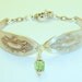 August Birthstone Silver Spoon Bracelet FREE SHIPPING