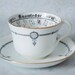 Vintage Halloween Fortune Telling Tea Cup and Saucer Set - Rare Jackson Gosling Teacup and Saucer Set - Cup of Knowledge
