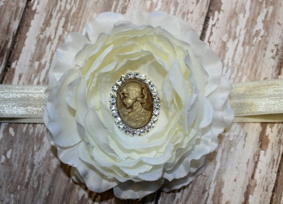 items similar to ivory flower headband baby items similar to ivory flower headband baby headband items similar to ivory flower headband baby items similar to ivory flower headband baby headband