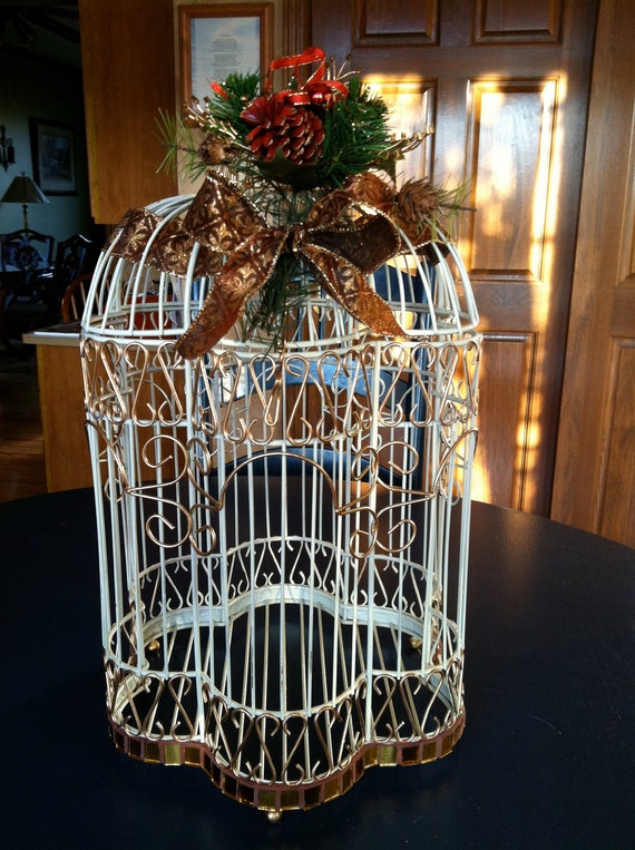 christmas bird cage by teenypiecesmosaics on etsy christmas bird cage by teenypiecesmosaics on etsy