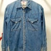 Long Sleeve Levis Denim Buttondown Western Vintage Shirt