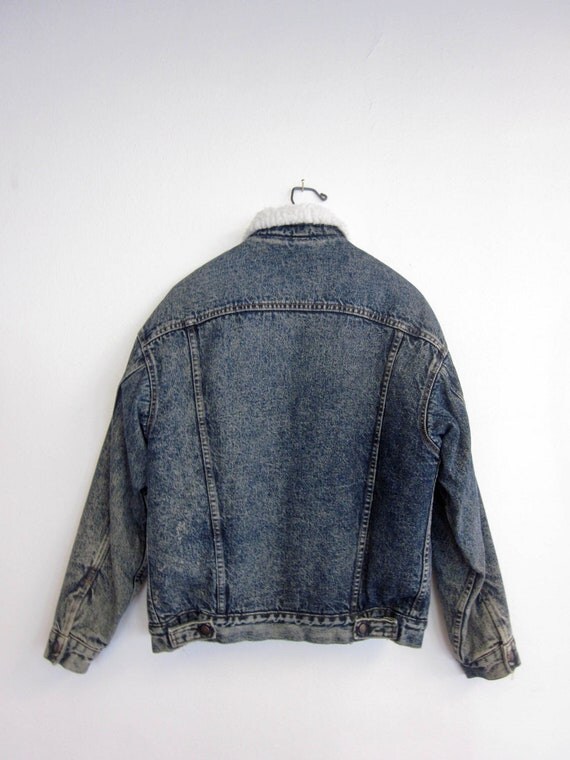 vintage 80's LEVIS san francisco made in usa jean jacket