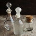 RESERVED FOR ANDREA Apothecary Bottle Collection - Glass Cork Stopper Tops