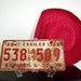 Vintage Metal License Plate Louisiana Boat Trailer 1969