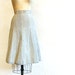 1970s Suede Skirt // Vintage Patchwork Midi