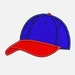 Baseball Cap...Embroidery Applique Design...Three sizes for multiple hoops...Item1252.