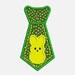 Peep Tie...Embroidery Applique Design...Three sizes for multiple hoops...Item1501.