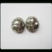 Nugget Pyrite Cabochon Pair,18x21x8mm,14.6g