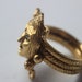 gold earrings mummy tomb