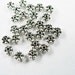 50 of 925 Sterling Silver Daisy Beads 3.5 mm. :bp0245m