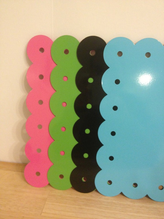 Personalized board scalloped 12x12