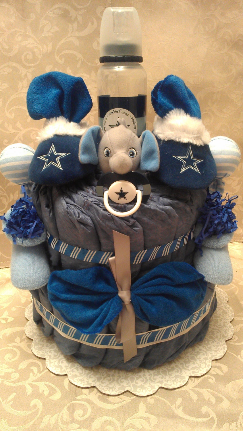 NFL Dallas Cowboys Diaper Cake