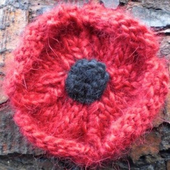 remembrance poppy knitting pattern free