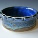 Baker / Brie / Casserole / Blue and Amber / Scalloped rim