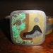 Reserved for Ardis ---Taxco Sterling Brass Copper Mixed Metals Parrot Bracelet Eagle 56